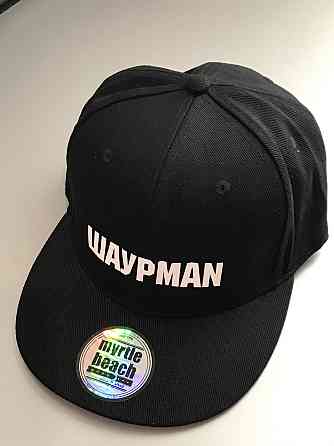 Чорна Кепка/Сніпбек із Вашим написом Чернівці