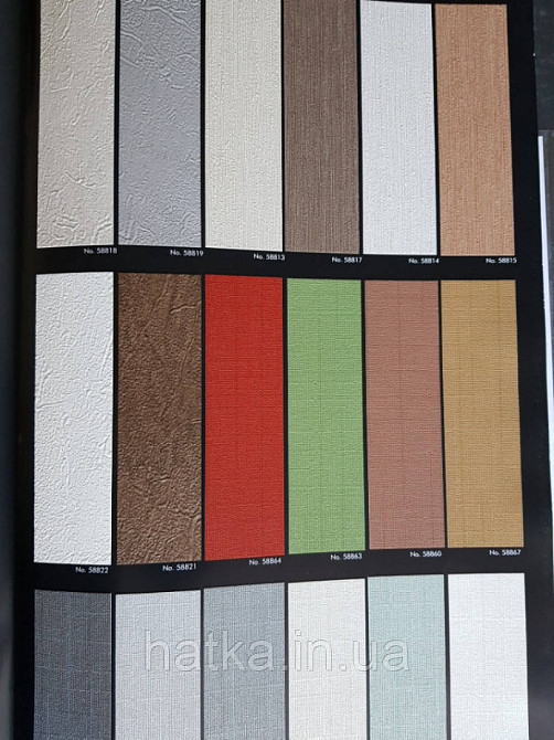 Шпалери вінілові на флізелін Marburg Tango 58813 однотонні світло бежеві тонка смужка під тканину 10х0.70 м. Київ - фото 2