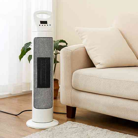 Тепловентилятор з пультом, зима-літо, 3500 Вт, BFX-768-1668 / Портативний тепловентилятор / Обігрівач повітря Київ