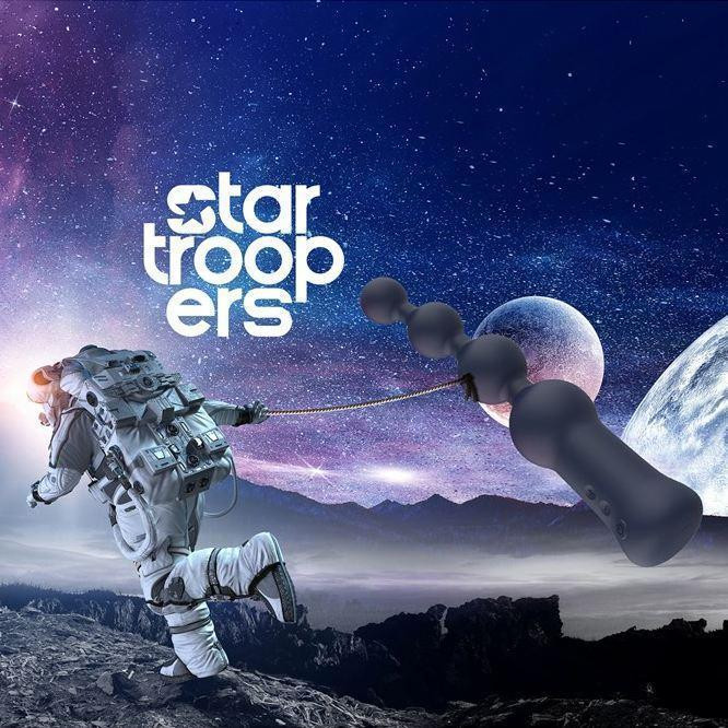 Анальний вібратор Dream Toys Startroopers ялинка на 4 кульки, чорний Sex Aura Київ - фото 8