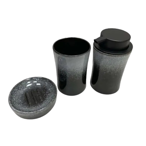 Набір для ванної кімнати 3в1 (мильниця, стакан, диспенсер) Three 899-3 S&T Житомир - изображение 3