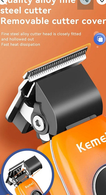 Машинка тример  для стрижки Kemei Waterproof Professional. Киев - изображение 6