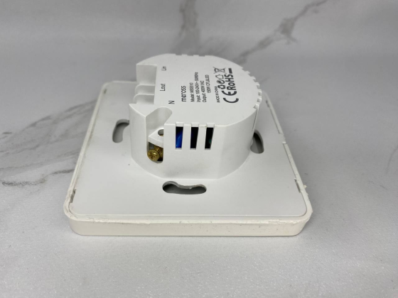 Б/в Розумний настінний Wi-Fi вимикач Meross MSS510, сенсорний перемикач Apple HomeKit, 1-клавішний білий Київ