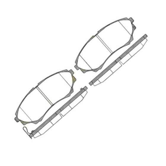 Колодки передні Ford Ranger, Mazda B-Serie 99- () гальмівні Мукачево