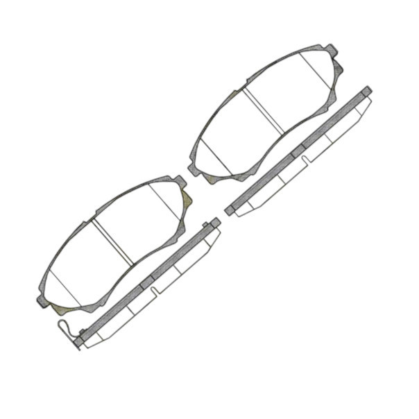 Колодки передні Ford Ranger, Mazda B-Serie 99- () гальмівні Мукачево - фото 1