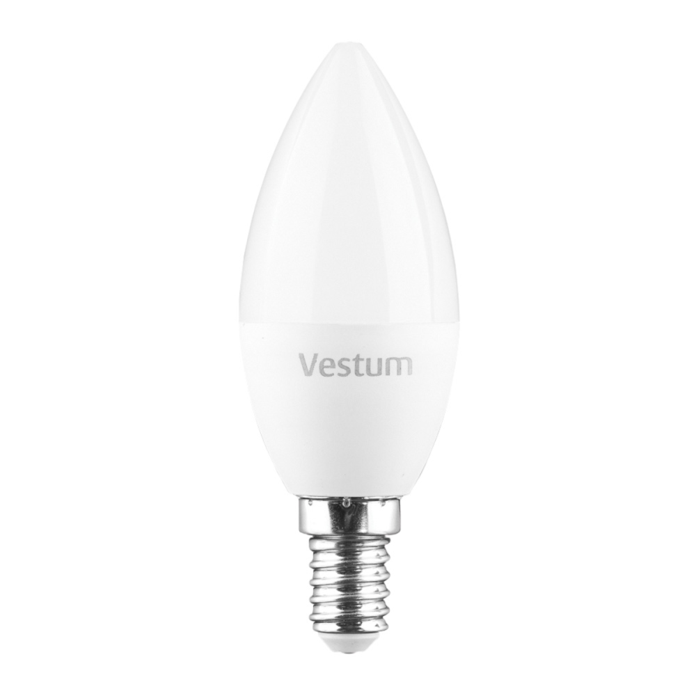 Світлодіодна лампа Vestum C37 8W 3000K 220V E14 1-VS-1312 Київ - фото 1