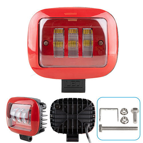 Рабочая светодиодная фара WLP-SB30A RD SPOT 3x10W (122x60x115) 9-36V 30W 6000K Харьков - изображение 2