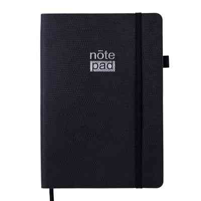 Книга записная Buromax RESPECT А5 96 листов линия, черный (BM.295208-01) Винница