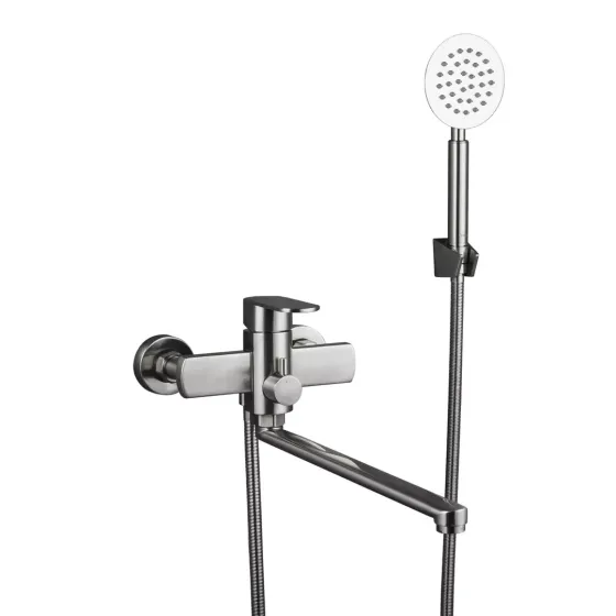 Смеситель для ванны с душевым гарнитуром Frap H805 F22805 сатин Киев