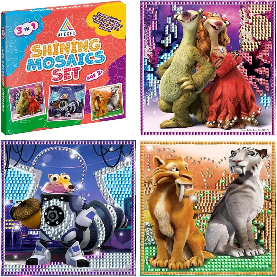 Дитяча мозаїка "Льодовиковий період" 3 в 1 KP-002 Вінниця - фото 1