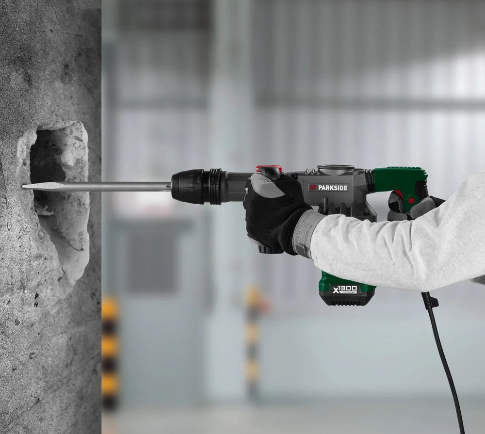 Электрический отбойный молоток с 2 зубилами Parkside (PAH 1300 C3) 1300 Вт Нововолынск - изображение 9