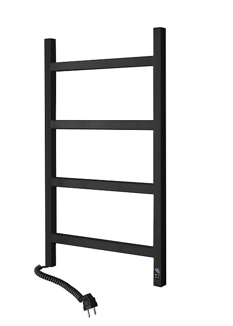 Рушникосушка електрична NAVIN Nordic 500х800 Sensor нержавіюча сталь, ліва, чорний муар Київ - фото 2