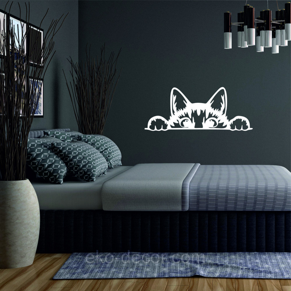 Декоративне настінне 3D Панно «Кіт» Декор на стіну з об'ємом (ціна за 1 шт) Київ - фото 2