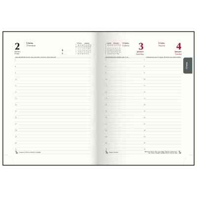 Еженедельник Buromax датированный 2026 MONOCHROME A5 бордовый (BM.2160-13) Винница