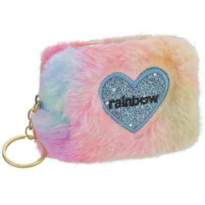 Кошелек детский Cool For School Брелок пухнастий Rainbow (CF87110) Винница