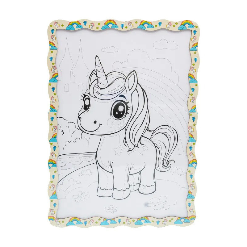 Дитячий набір для розпису по дереву "Милий Єдиноріг" Puz-22950 формат А3 Вінниця - фото 2