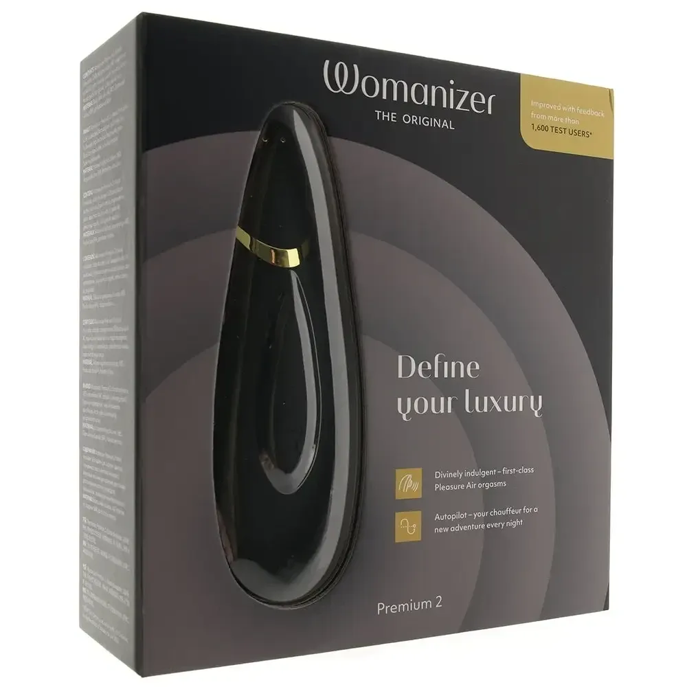 Вакуумный клиторальный стимулятор Womanizer Premium 2 BLACK Sex Aura Киев - изображение 10