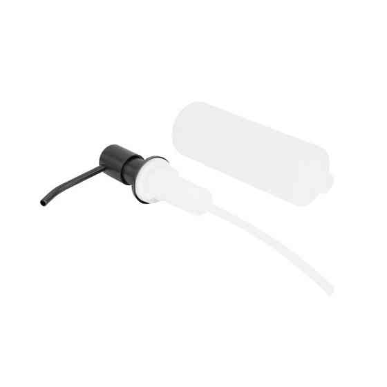 Дозатор для моющего средства Lidz Acsis LA30 Brushed Black PVD, круглый LDACSLA30BLM49827 Киев