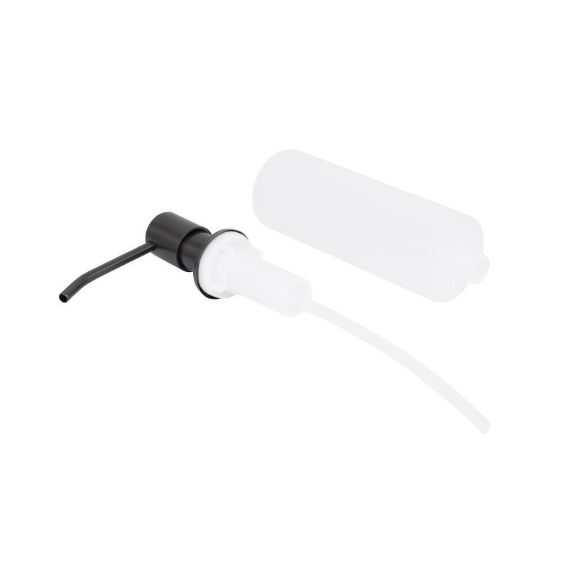 Дозатор для мийного засобу Lidz Acsis LA30 Brushed Black PVD, круглий LDACSLA30BLM49827 Київ - фото 4
