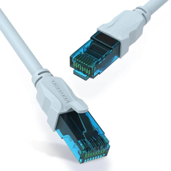 Мережевий кабель Vention Cat.5E UTP Patch Cable 1.5M Blue (VAP-A10-S150) Київ