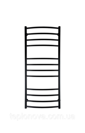 Полотенцесушитель Черный Нержавейка UNIO 1200x530-12 Лесенка Дуга Елит Черная Черновцы