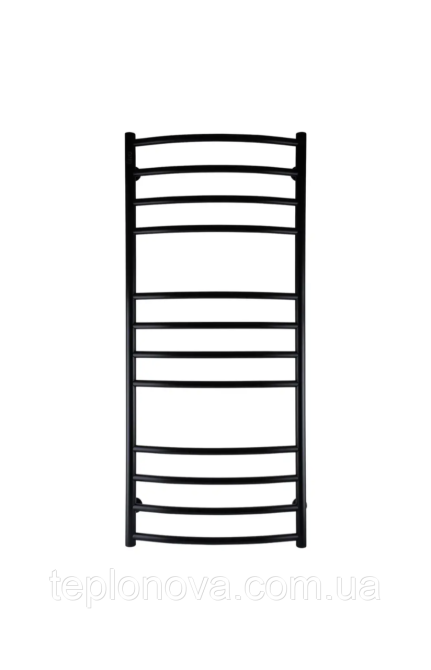 Полотенцесушитель Черный Нержавейка UNIO 1200x530-12 Лесенка Дуга Елит Черная Черновцы - изображение 4