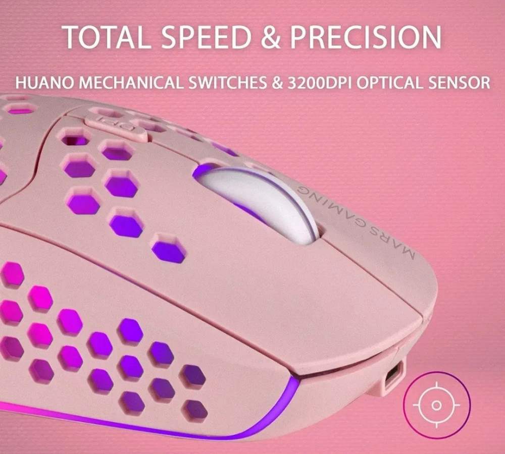 Миша ігрова: Mars Gaming MMW3P DPl 3200 RGB Київ - фото 3