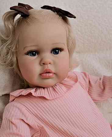 Мягконабивная кукла реборн девочка Ангелина 55 см. Харьков