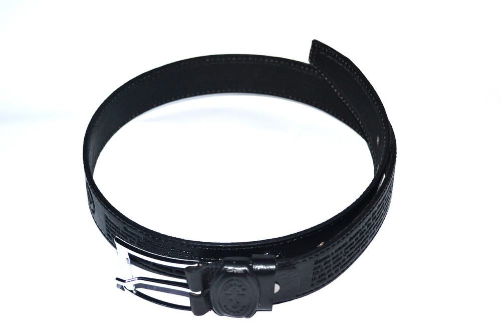 Ремінь підлітковий шкіряний із молінню всередині 960х30мм Одеса - фото 2