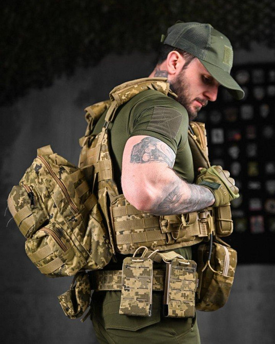 Плитоноска + РПС ATACK TIMUCHIN піксель ДЛ7139 Одеса - фото 9