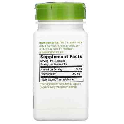 Трави Nature's Way Розмарин, 350 мг, Rosemary Leaves, 100 капсул (NWY-14162) Вінниця