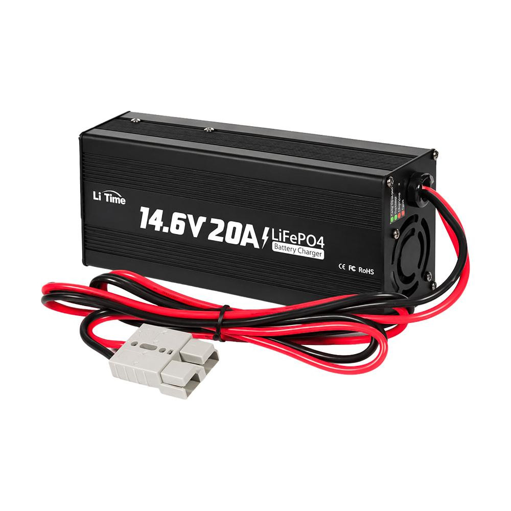 Зарядний пристрій для акумуляторних батарей LiFePO4 14.6V/20A LiTime L12V20A-BCHA-X (44-00537) Киев - изображение 11