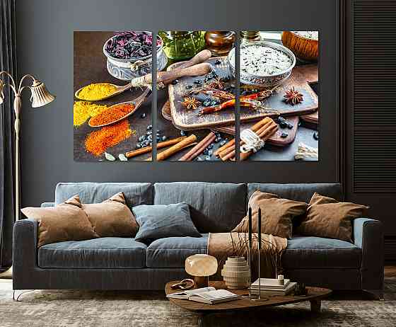 Модульная картина в гостиную / спальню   Спеції    ART-021_3A Киев