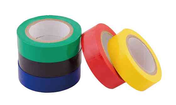 MASTERTOOL Набір стрічок ізоляційних MASTERTOOL 17 мм 10 м 5 шт синя/червона/жовта/зелена/чорна Коломия