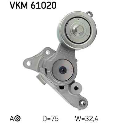 Натяжитель ремня с роликом SKF VKM 61020 Винница