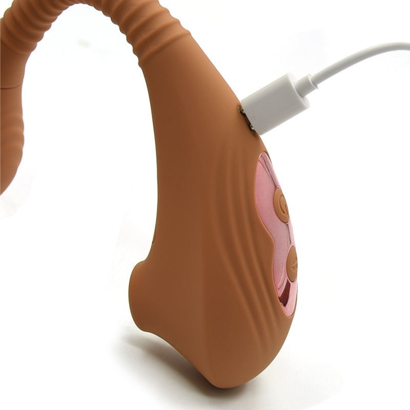 Вакуумный стимулятор для клитор Sweet Em Velvet Lure коричневый USB Sex Aura Киев - изображение 10