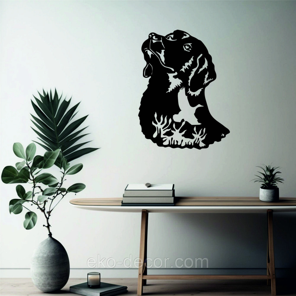 Декоративное настенное 3D Панно «Охота» Декор на стену с объемом 70*53 см, Черный Киев - изображение 4