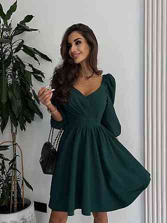 Женское романтическое вечернее мини платье Изумрудный, 46/48 Одесса
