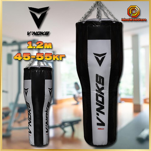 Боксерський мішок конусний V'Noks Gel 1,2 м, 45-55 кг груша для боксу для тренувань вдома Київ - фото 1