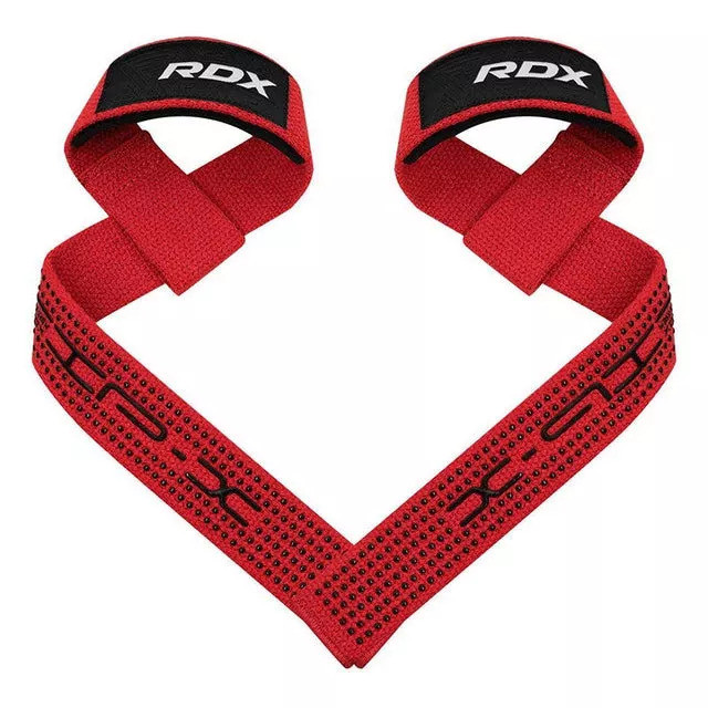 Лямки для тяги RDX S4 Gym Cotton Gel Straps Red Plus Луцьк - фото 1