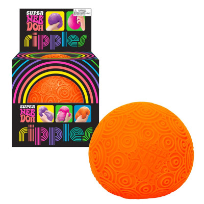 Антистресс NeeDoh серии Super – Яркие кружочки (оранжевый) (RSPND-1) Винница - изображение 1