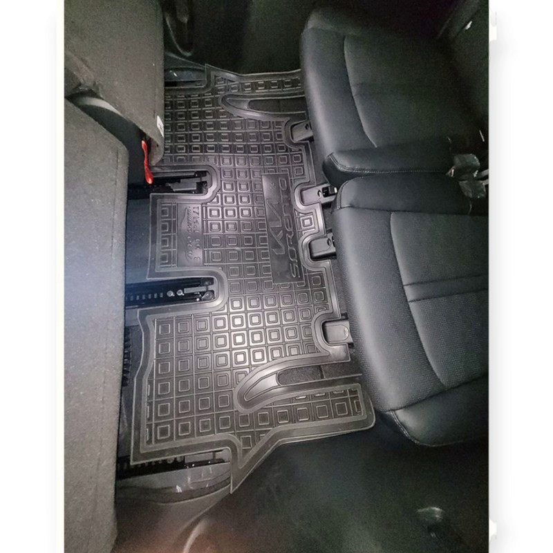 Килимки kia sorento 2024-> (7 місць) 3-й ряд борт 2,5 см, з перемичкою салону Мукачево - фото 1