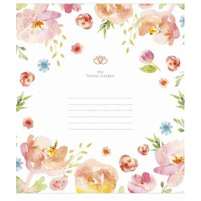 Зошит Школярик Tender Garden 12 аркушів лінія (012-3378L) Вінниця