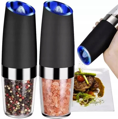 Электрическая мельница для специй 50 мл с подсветкой 2 шт Ruhhy (19558) Нововолынск - изображение 1