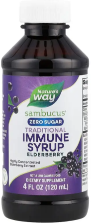 Сироп черной бузины самбукол Nature's Way Sambucus 50 мг 120 мл Киев