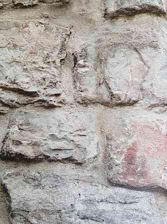 Шпалери вінілові Grandeco One roll one motif 1.59x2.8 панно мурал 3д лофт під камінь коричневі сірі Київ