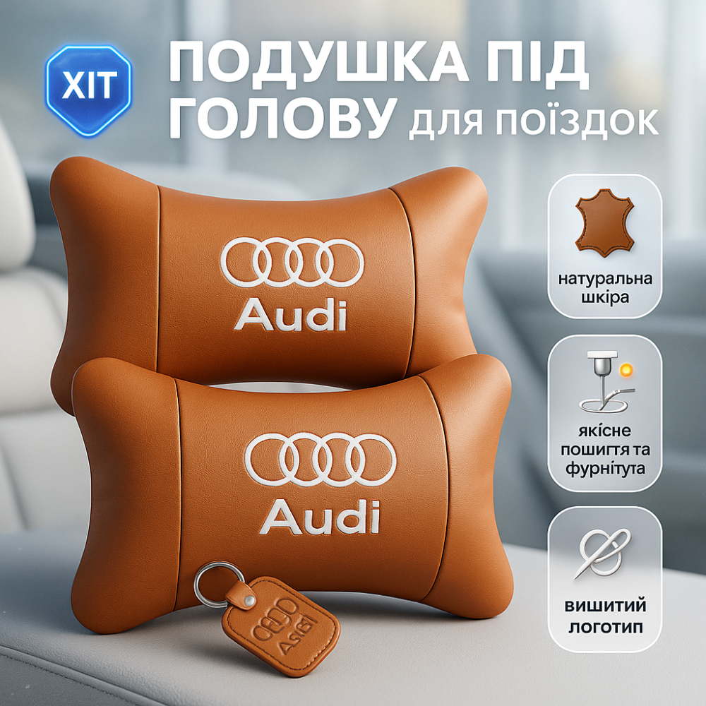 Автомобильная подушка для шеи с лого, Подушка для салона авто, Подушки под голову в машину PO-90 Львов - изображение 16