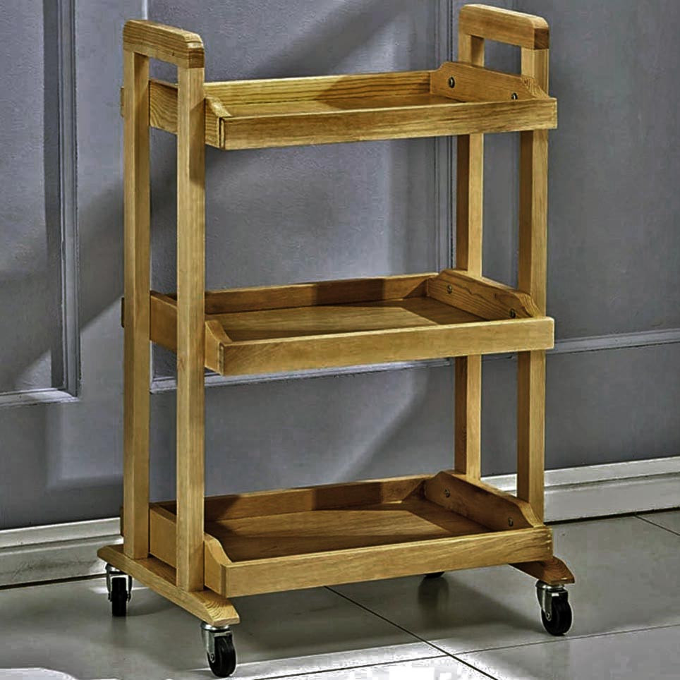 Этажерка для ванной на колёсиках 