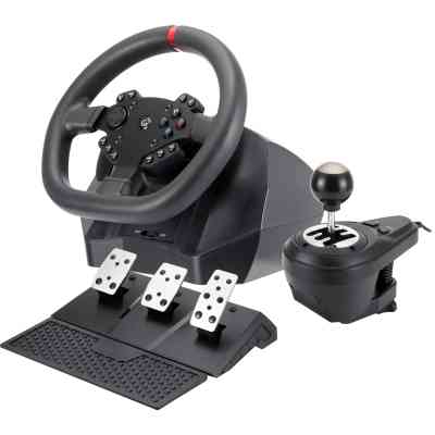 Руль GamePro RW575PM з педалями та коробкою передач XBOXONE/PS4/PS3/PC/SWITCH (RW575PM) Винница