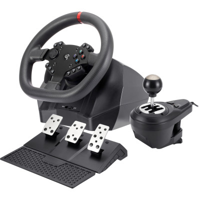 Руль GamePro RW575PM з педалями та коробкою передач XBOXONE/PS4/PS3/PC/SWITCH (RW575PM) Винница - изображение 1